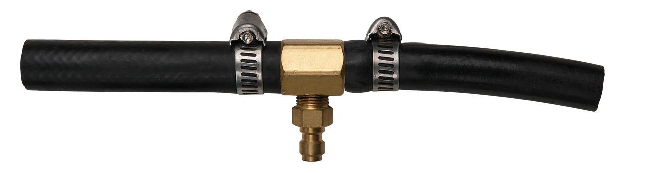 KS Tools 150.2365 Adapterschlauch für kleines Schrader Ventil 5/16"x32 UNF Innengewinde und 1/4" Schlauchanschluss