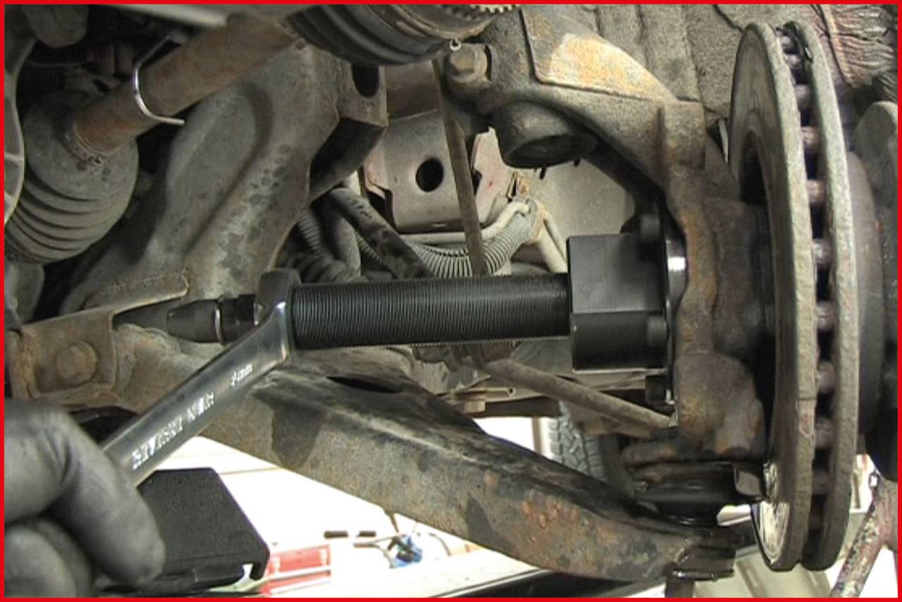 KS Tools 150.2370 Radlager-Werkzeug-Satz für Ford Transit, 17-tlg