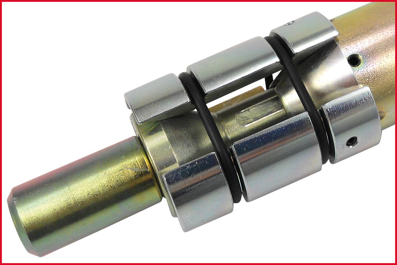 KS Tools Kupplungs-Zentrier-Werkzeug-Satz Ø 23,0 - 35,0mm mit Zentrierhülsen für Renault, 9-tlg 150.2390