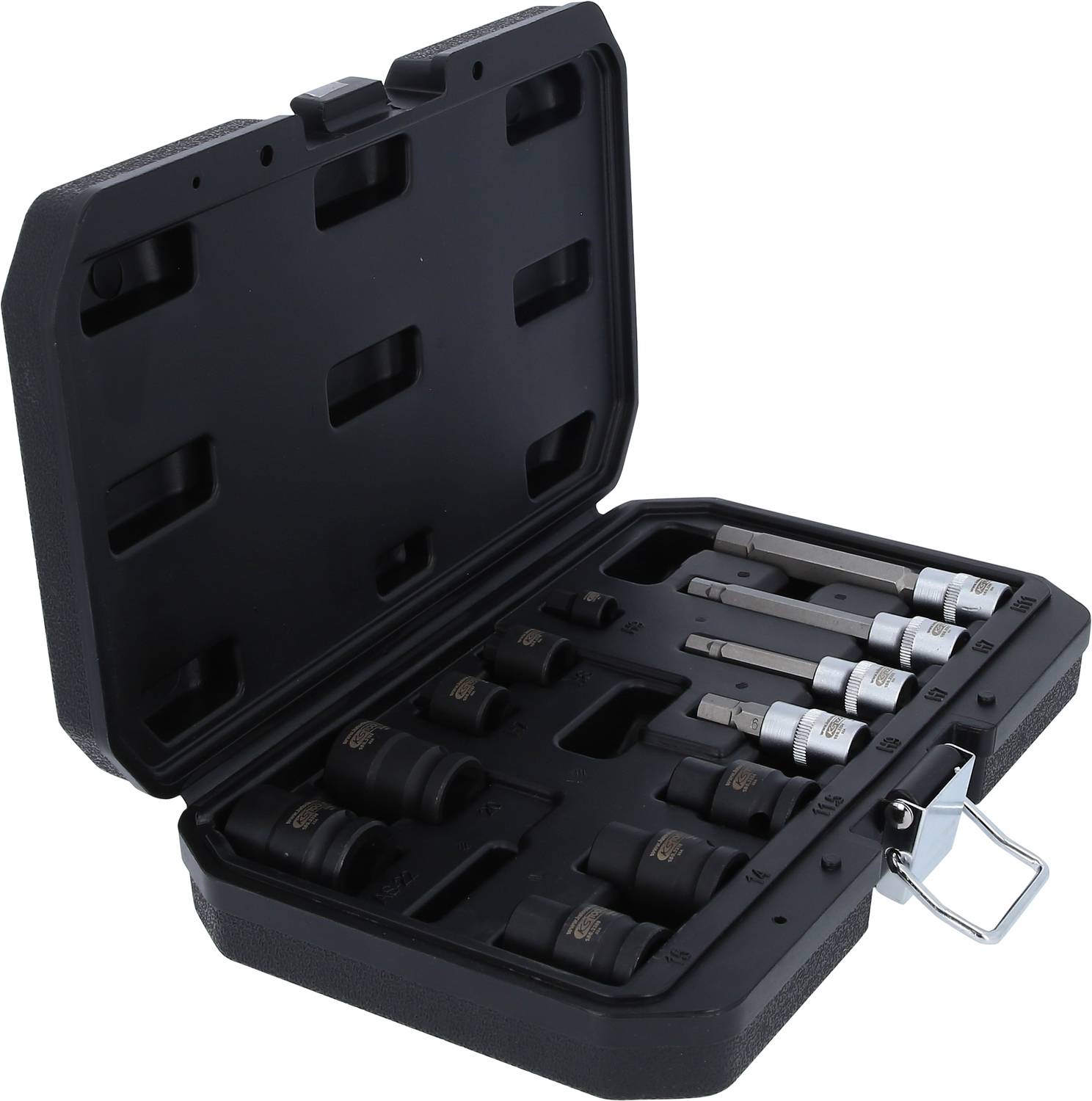 KS Tools 150.2400 Bremssattelverschraubung-Spezialstecknuss-Satz, 12-tlg