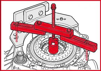 KS Tools DSG Kupplungswerkzeug-Satz, 4-tlg 150.2420