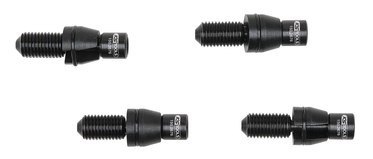 KS Tools VAG Fixierbolzen-Satz für Hilfsrahmen M12 x 1,5, 4-tlg 150.2675