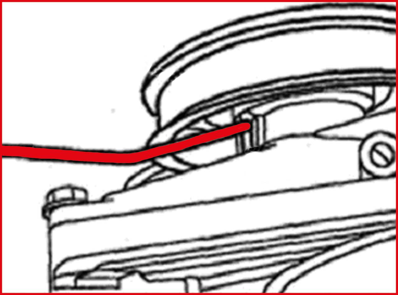 KS Tools 150.3009 Lüfterkupplung-Gegenhalter für Mercedes