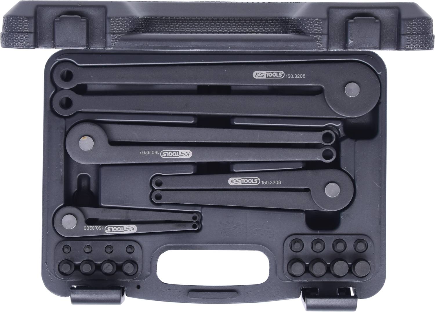 KS Tools 150.3205 Zweilochmutterndreher-Satz, 20-tlg