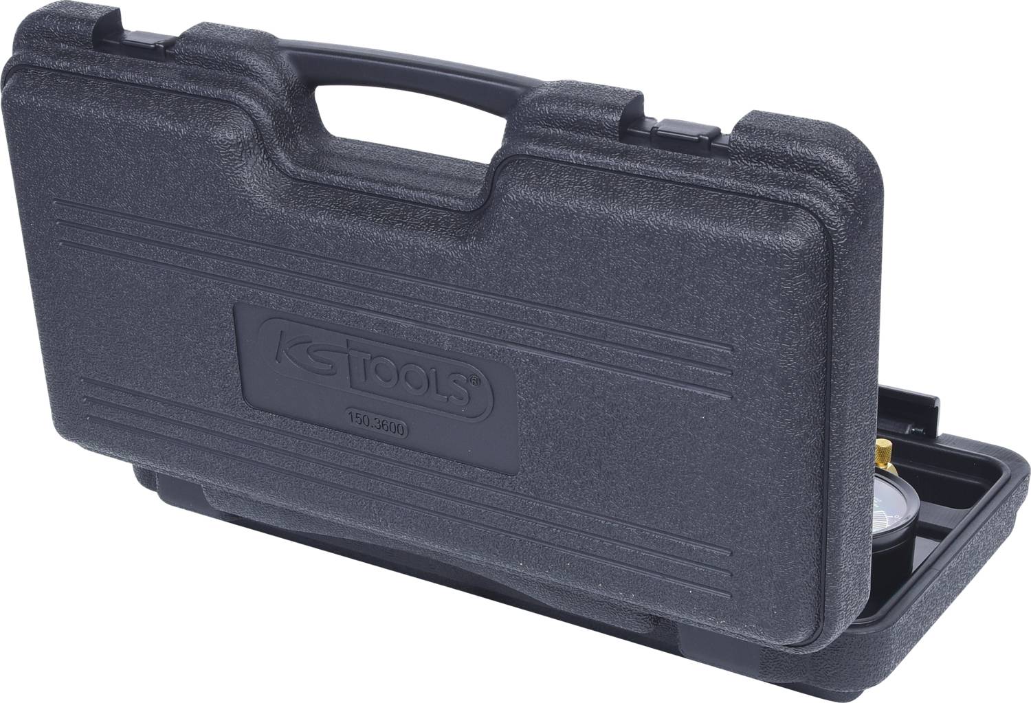 KS Tools 150.3600 Synchron-Vergaser-Testgerät mit 4 Synchronuhren, 28-tlg