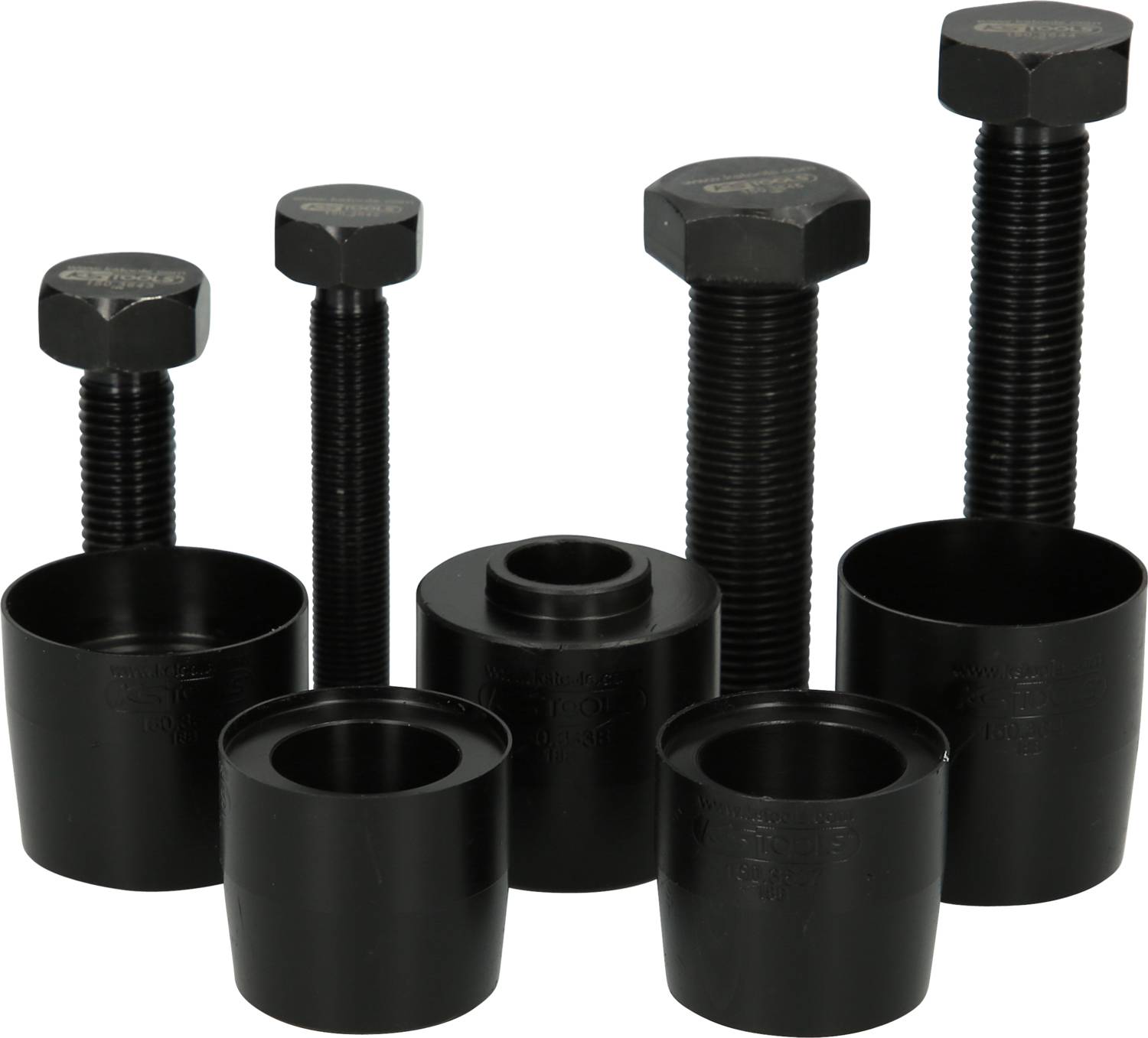 KS Tools 150.3635 Teflon Wellendichtring und Simmerring Montagewerkzeug-Satz, 9-tlg