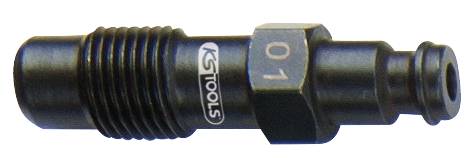 KS Tools 150.3662 Glühkerzen Adapter, M12x1,25 mit Außengewinde, Länge 47mm