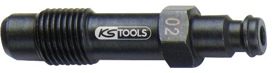 KS Tools 150.3663 Glühkerzen Adapter, M12x1,25 mit Außengewinde, Länge 55mm