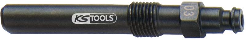 KS Tools 150.3664 Glühkerzen Adapter, M12x1,25 mit Außengewinde, Länge 87 mm