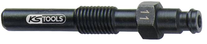 KS Tools 150.3672 Glühkerzen Adapter, M10x1,25 mit Außengewinde, Länge 70mm