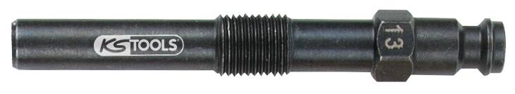 KS Tools 150.3674 Glühkerzen Adapter, M10x1,0 mit Außengewinde, Länge 74mm