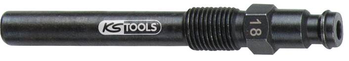 KS Tools 150.3678 Glühkerzen Adapter, M10x1,0 mit Außengewinde, Länge 75mm