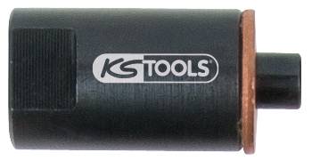 Ein schwarzes, zylindrisches Werkzeug von KS Tools mit seitlicher Gravur des Firmenlogos.