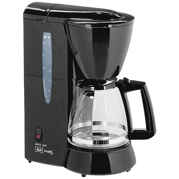 Melitta Single 5® Kaffeemaschine Schwarz Fassungsvermögen Tassen=5 Glaskanne Melitta Single 5® Kaffeemaschine Schwarz Fassungsvermögen Tassen=5 Glaskanne