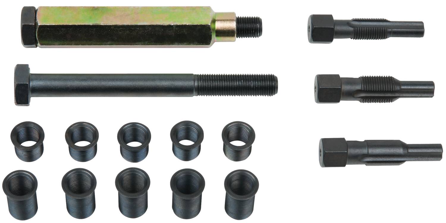 KS Tools 150.5040 THREADfix Reparatur-Satz M10x1 Glühkerzen,15-tlg