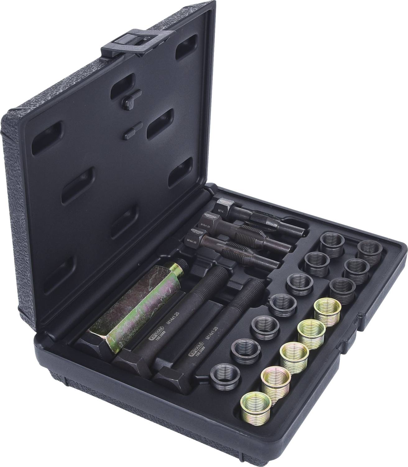 KS Tools 150.5080 THREADfix Reparatur-Satz M14x1,25 f.Zündkerzen,21-tlg
