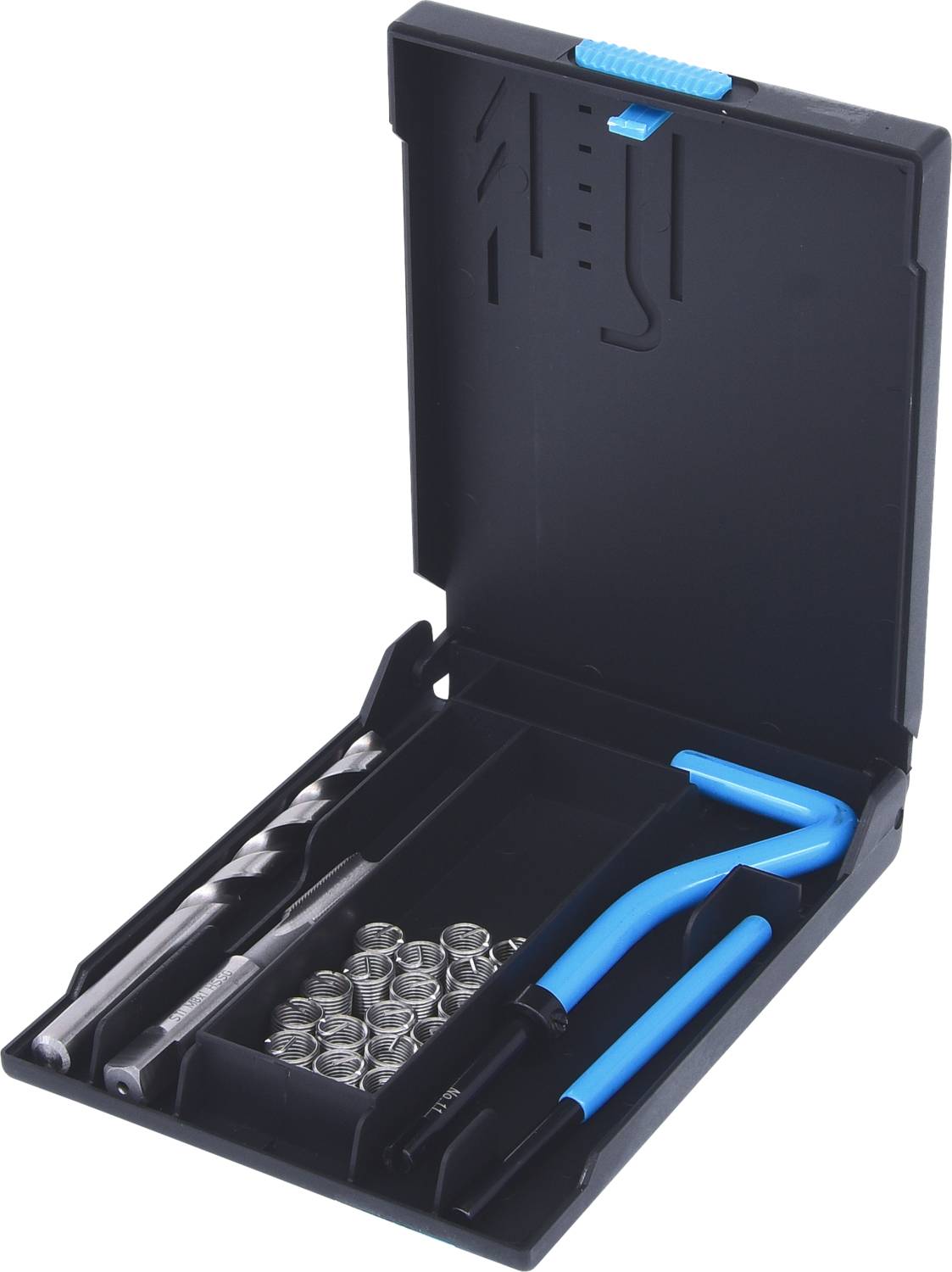 KS Tools 150.6030 Nirostahl Gewinde-Reparatur-Satz M8x1,0x11mm, 24-tlg