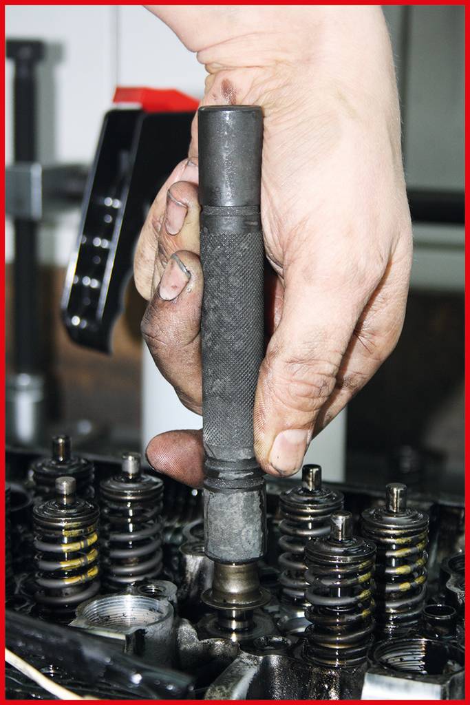 KS Tools 150.8001 Ventilschaftdichtungs-Aufdrücker, 150mm