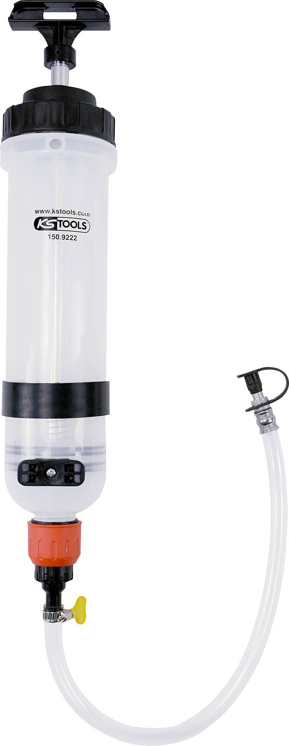 KS Tools 150.9222 Absaug- und Füllhandpumpe, 1,5 Liter