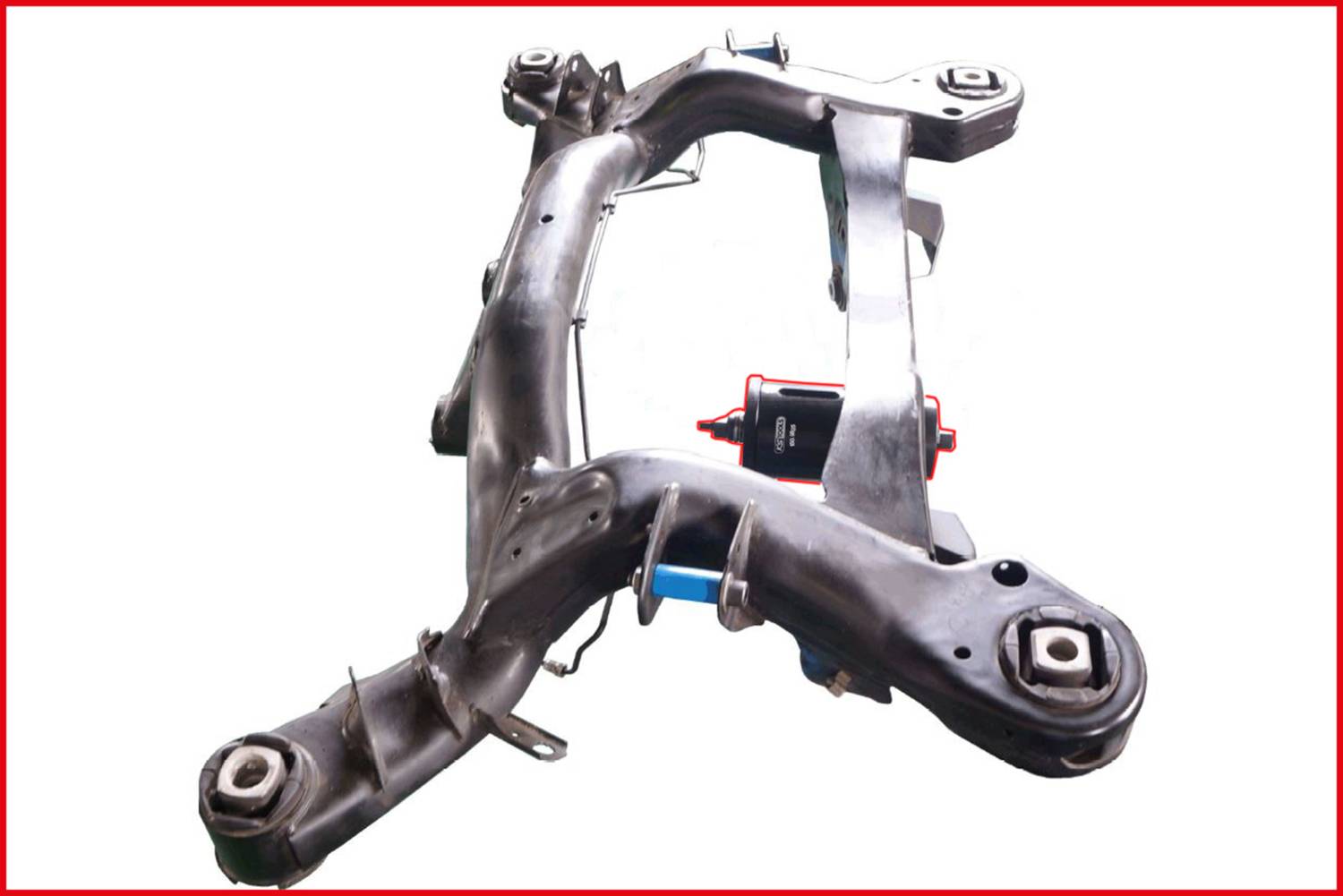 KS Tools Achskörperlagerwerkzeug-Satz für BMW Hinterachse, 19-tlg 150.9825
