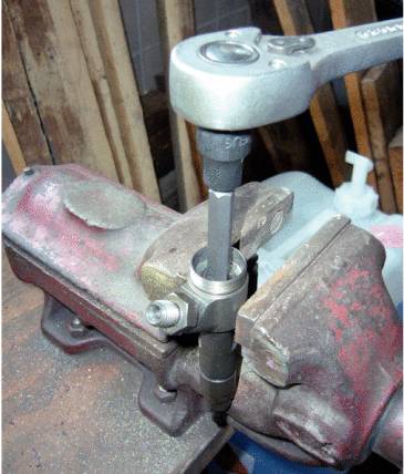 KS Tools 152.1055 Injektoren-Auszieher mit 6+3kg Schlaggewicht, 3-tlg