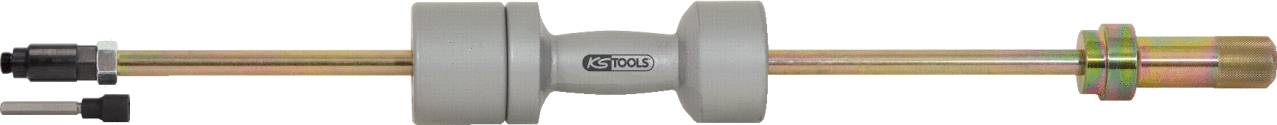 KS Tools 152.1055 Injektoren-Auszieher mit 6+3kg Schlaggewicht, 3-tlg