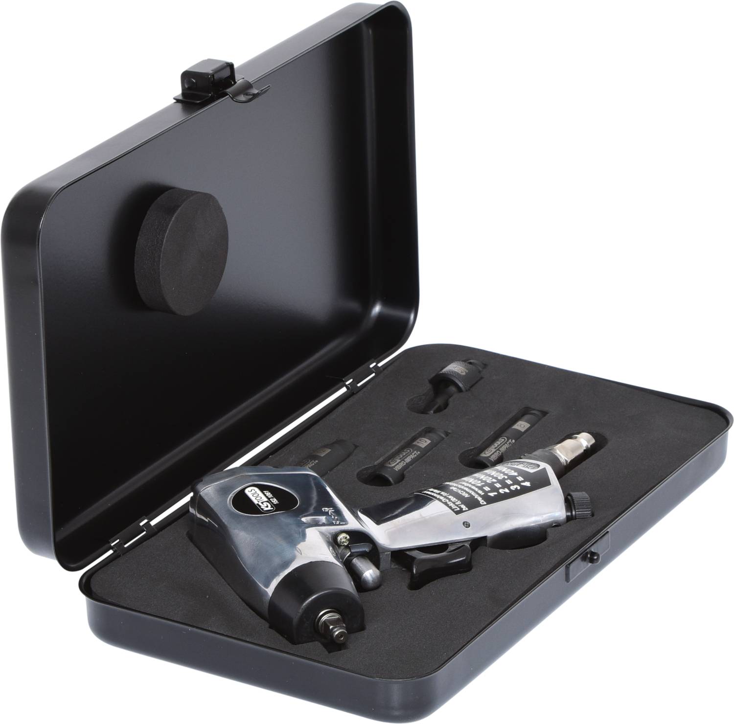 KS Tools 152.1060 1/4'' Glühkerzen-Druckluft-Vibrationsschrauber-Satz, 5-tlg