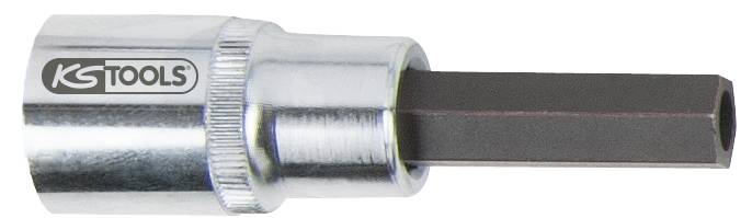 KS Tools 152.1086 Einspritzdüsen-Innensechskant-Stecknuss mit Bohrung 10mm, Ø6mm