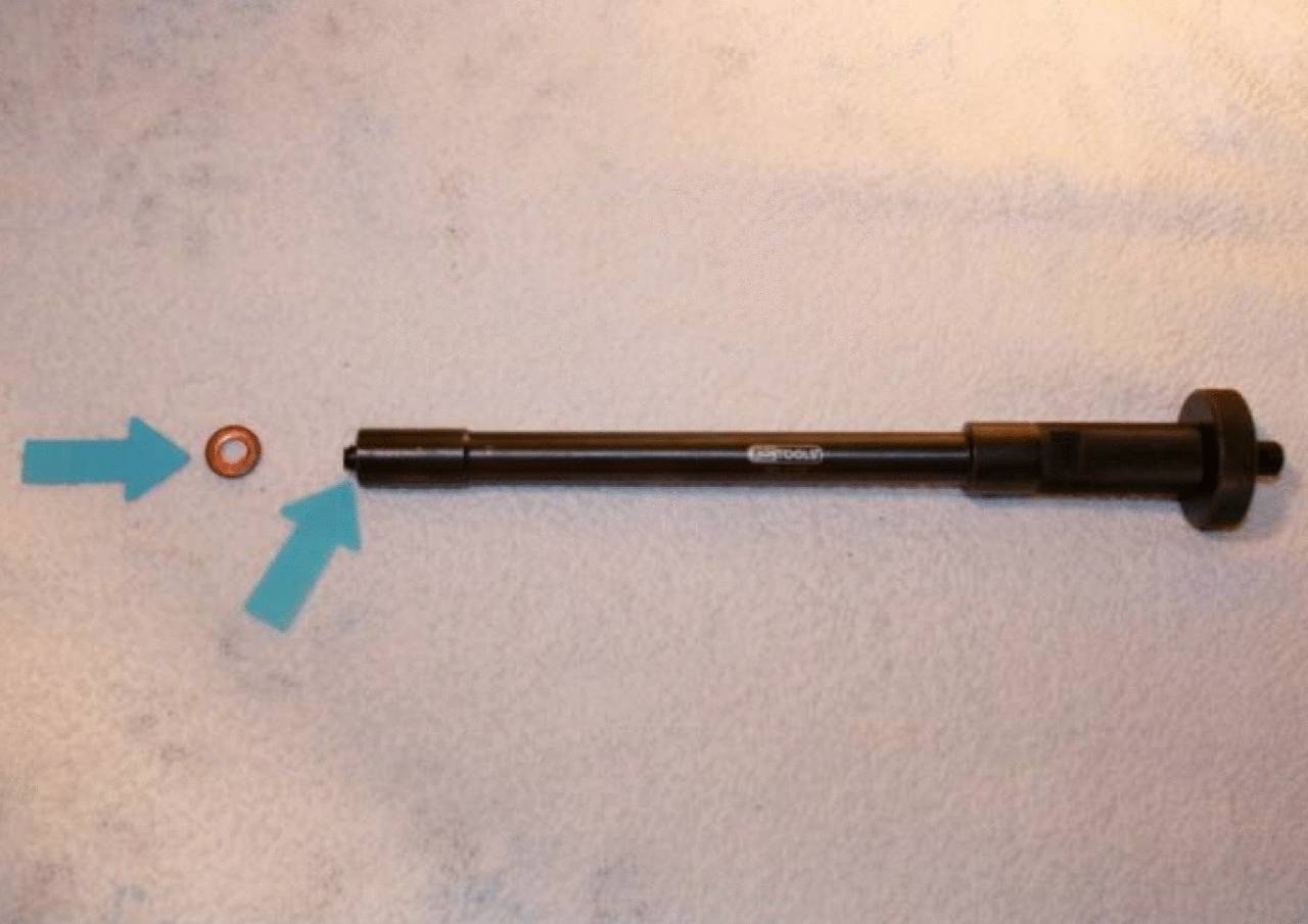 KS Tools 152.1170 Injektoren-Dichtsitz-Reinigungs-Satz, 13-tlg
