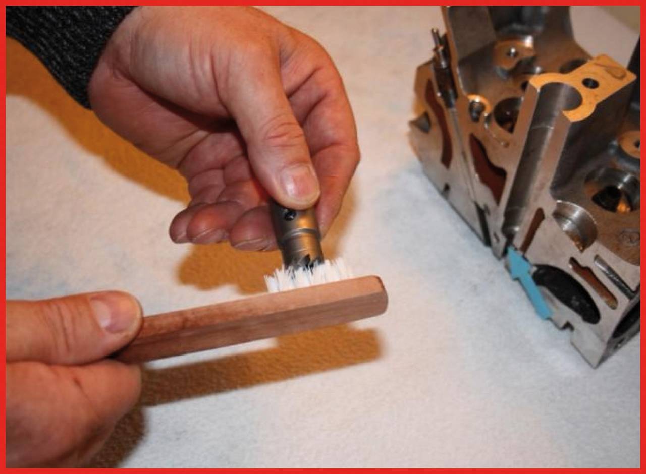 KS Tools 152.1170 Injektoren-Dichtsitz-Reinigungs-Satz, 13-tlg
