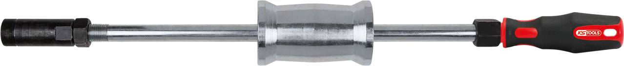 KS Tools 152.1200 M25x1,0 Injektoren-Auszieher-Satz mit 1,5kg Schlaggewicht, 2-tlg