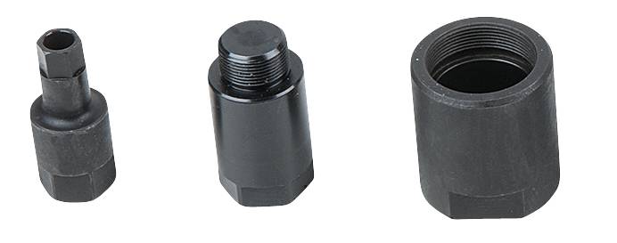 KS Tools 152.1458 Einschraubadapter-Satz für Bosch, M27 / M17 und 10 mm, 3-tlg