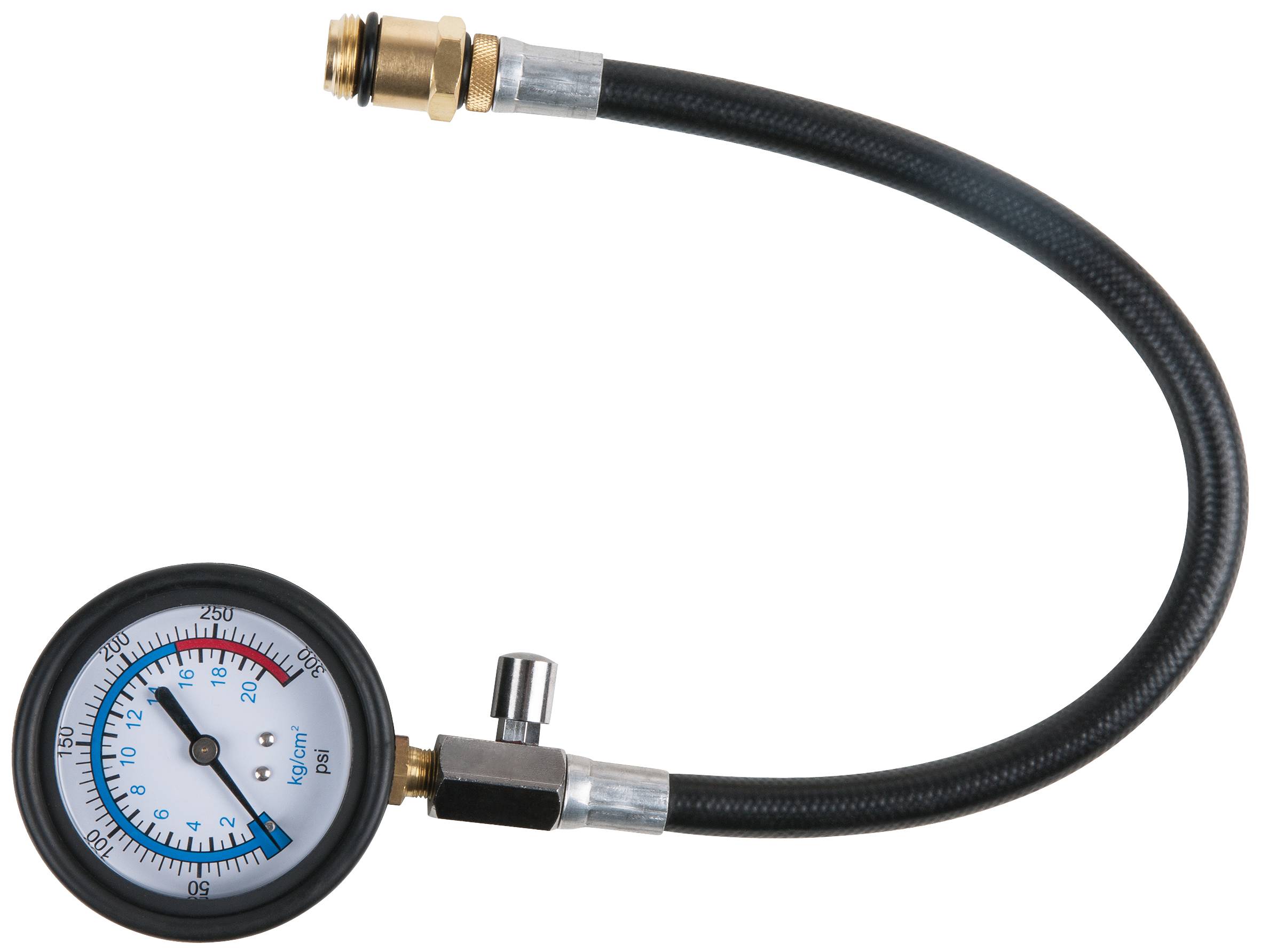 KS Tools 152.2068 Kompressionsmanometer 0-20 bar