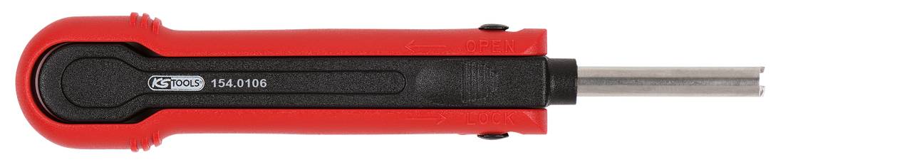 KS Tools Entriegelungswerkzeug für Flachstecker/Flachsteckhülsen 1,2 mm (AMP Tyco MQS) 154.0106