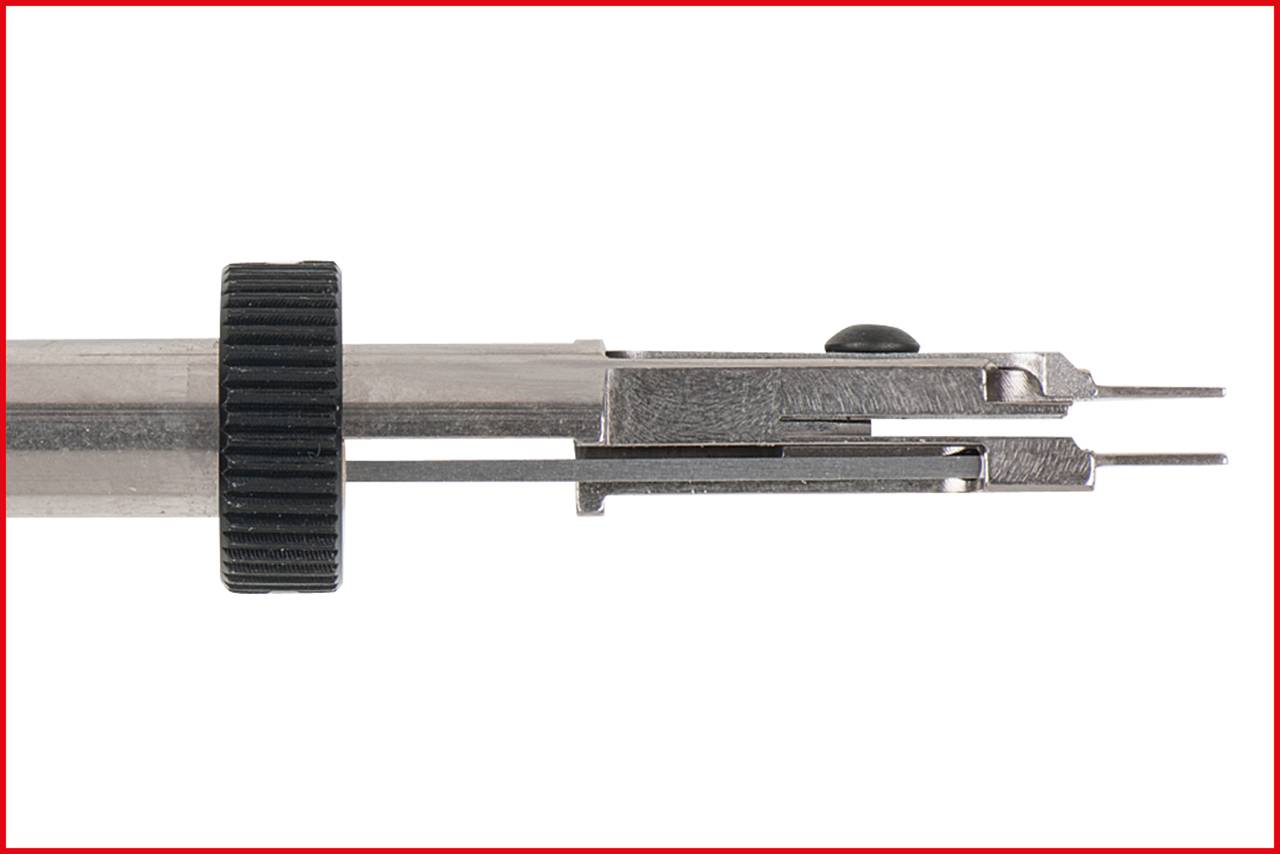 KS Tools Entriegelungswerkzeug für Flachstecker/Flachsteckhülsen 2,8mm (KOSTAL SLK), 2-fach verstellbar 154.0120