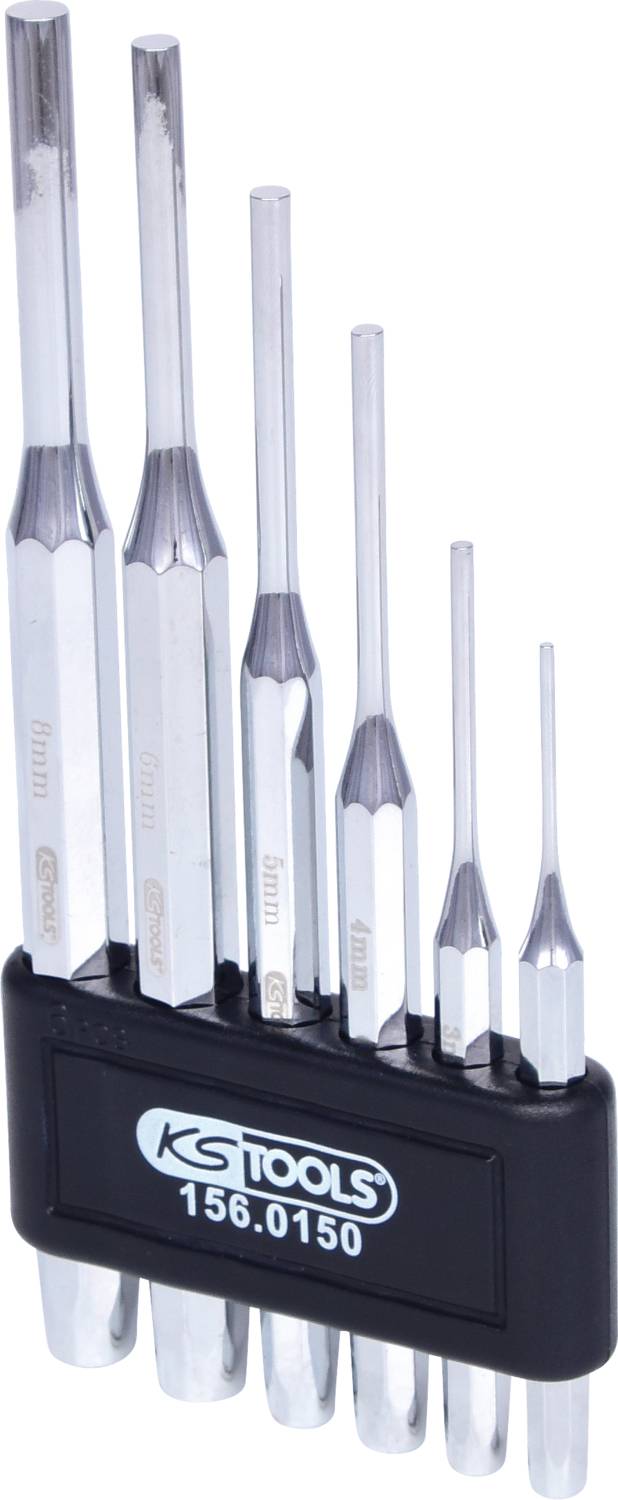 KS Tools 156.0150 Splintentreibersatz, hochglanz verchromt, 6-tlg