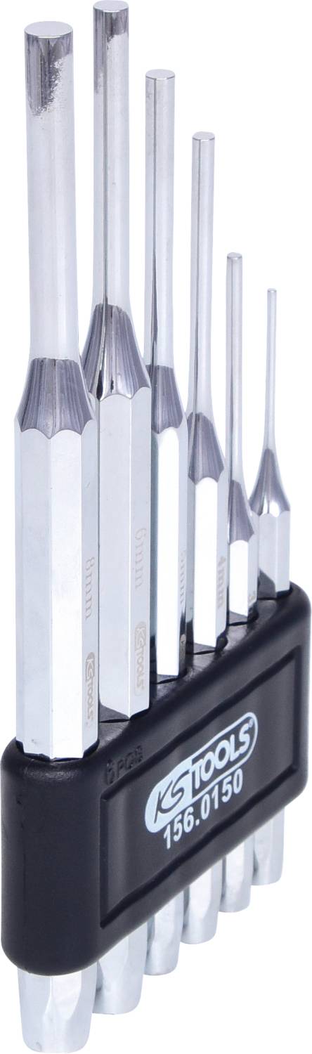 KS Tools 156.0150 Splintentreibersatz, hochglanz verchromt, 6-tlg