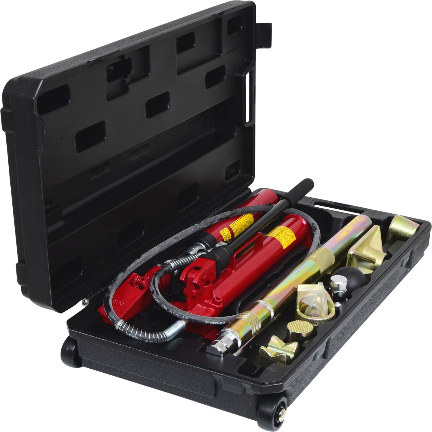 KS Tools 160.0175 Hydraulischer KFZ-Richtwerkzeugsatz 10t, 17-tlg