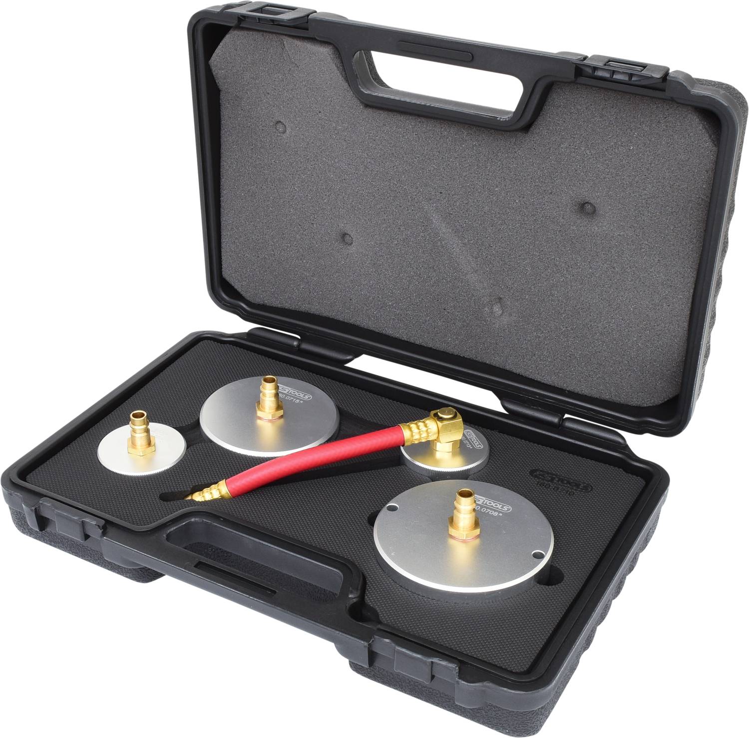 KS Tools 160.0710 Universal-Adaptersatz zur Bremsentlüftung, 4-tlg