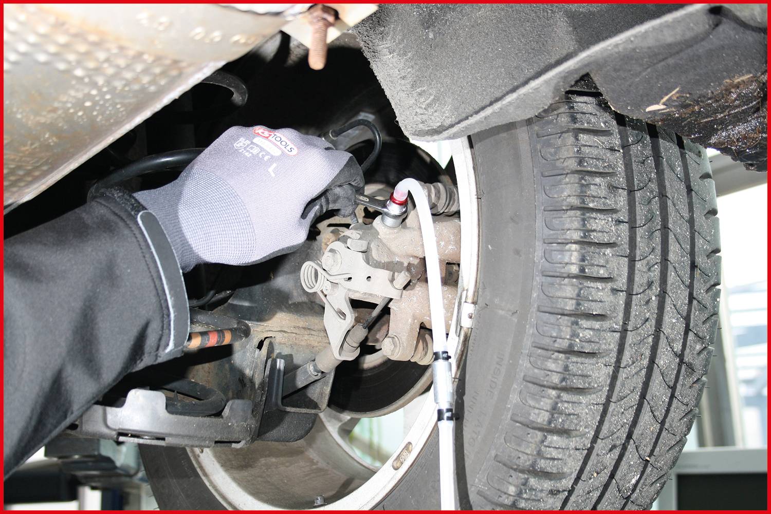 KS Tools 160.0725 Bremsen-Entlüftungsschlüssel-Satz, 6-tlg