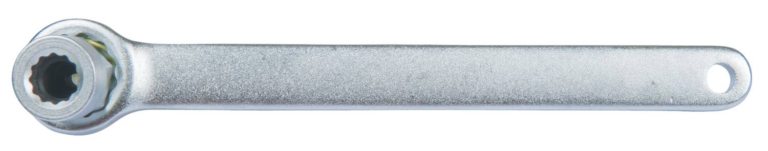 KS Tools 160.0726 Bremsen-Entlüftungsschlüssel, extra kurz, 7 mm, grün