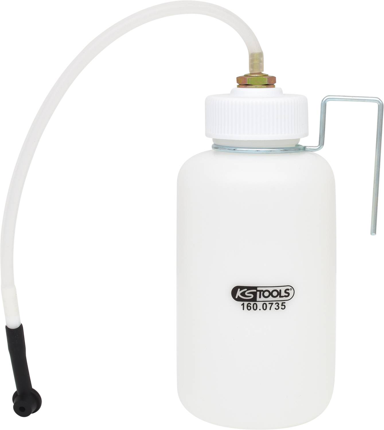 KS Tools 160.0735 Bremsflüssigkeits-Auffangflasche, 1 Liter