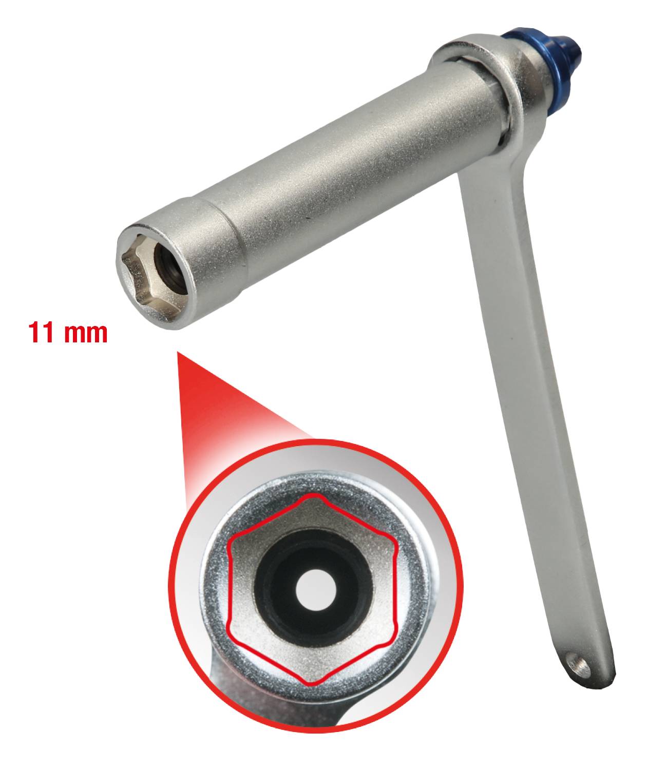KS Tools 160.0757 Spezial-Bremsen-Entlüftungsschlüssel für VAG