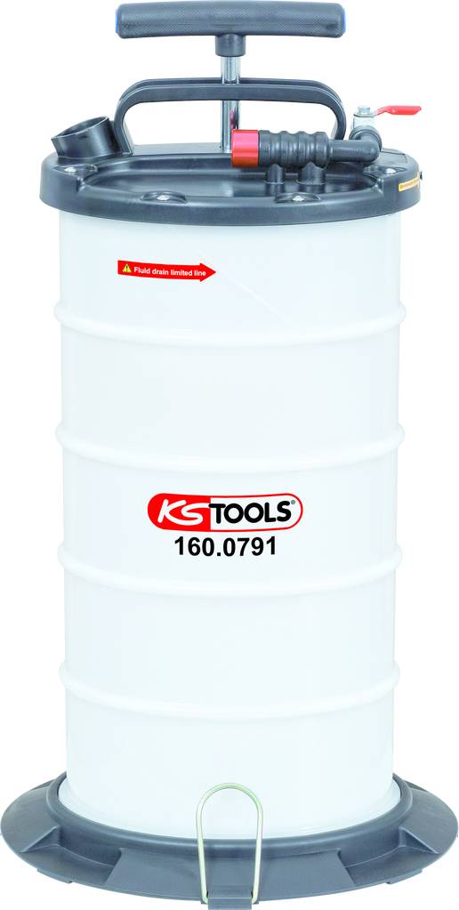 KS Tools 160.0791 Vakuum-Absaugpumpen-Grundgerät, 9,5 Liter