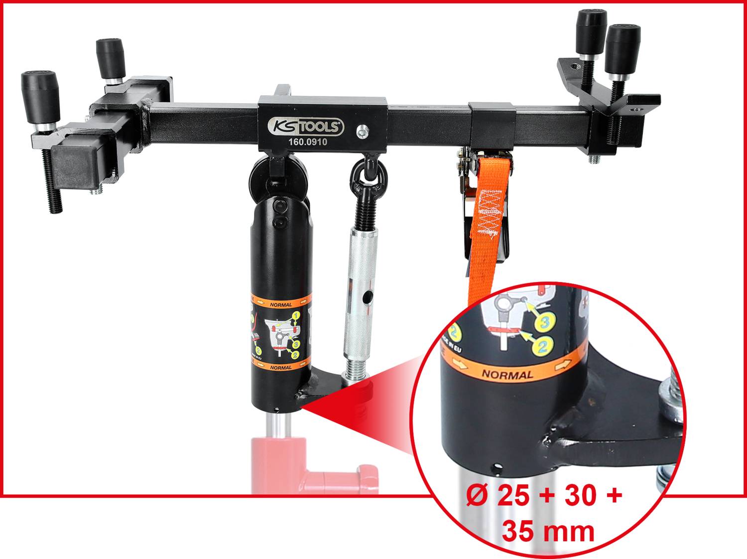 Universal-Getriebehalter-Satz, 12-tlg KS Tools 160.0910