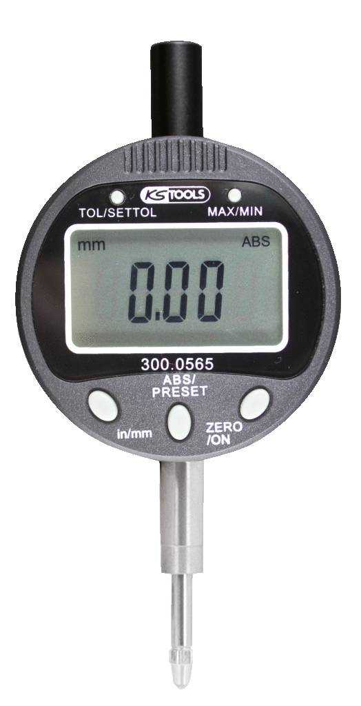 KS Tools 300.0565 Digital-Präzisions-Messuhr 0-10mm