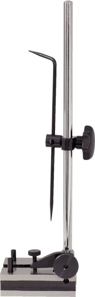Magnetischer Messstativarm mit verstellbarem vertikalem Stab und horizontalem Arm zur Befestigung von Messinstrumenten.