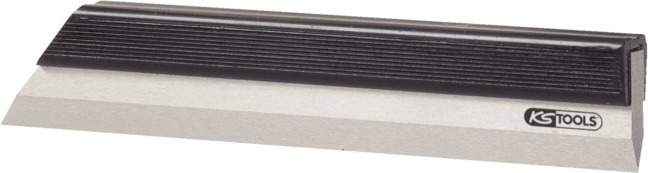 Metallarbeitswerkzeug mit schwarzer, geriffelter Oberfläche und silberner Basis. Das Logo 'KS Tools' ist auf der rechten Seite sichtbar.