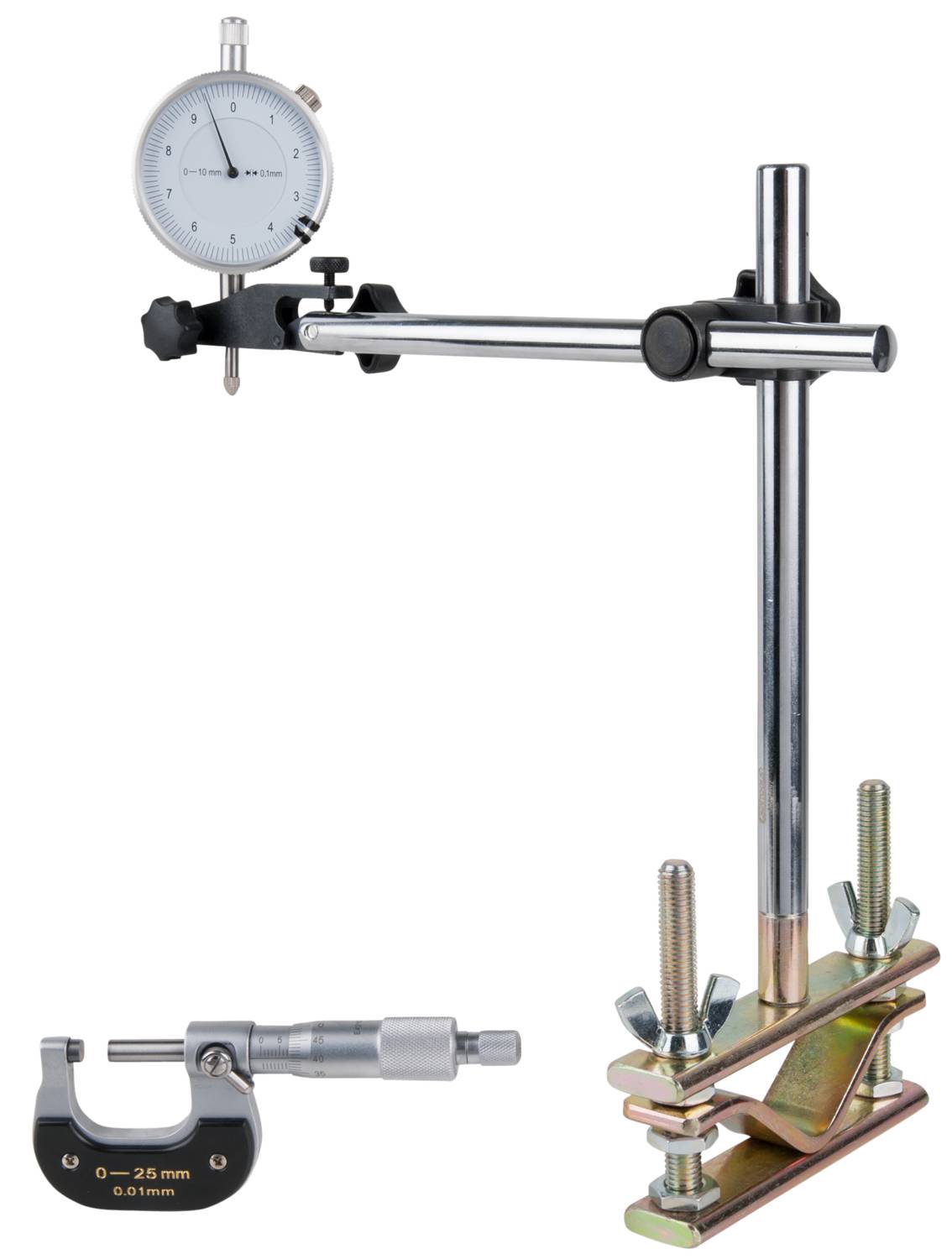 KS Tools 300.0690 Bremsscheiben-Messwerkzeug-Satz, 4-tlg