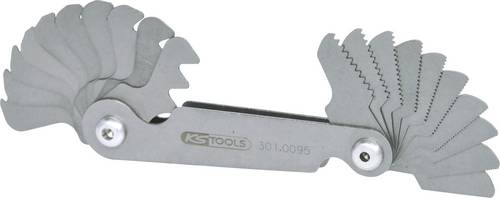 KS Tools Gewindelehre, metrisch, 20-tlg 301.0095